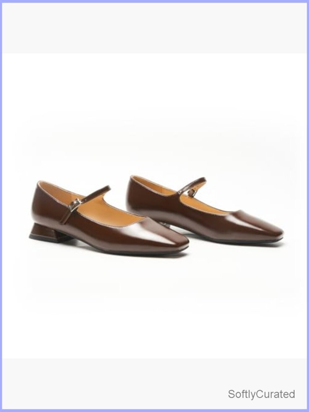 Women's Mary Jane Flats with Adjustable Strap & Memory Foam Comfort - Picture 6 of 7